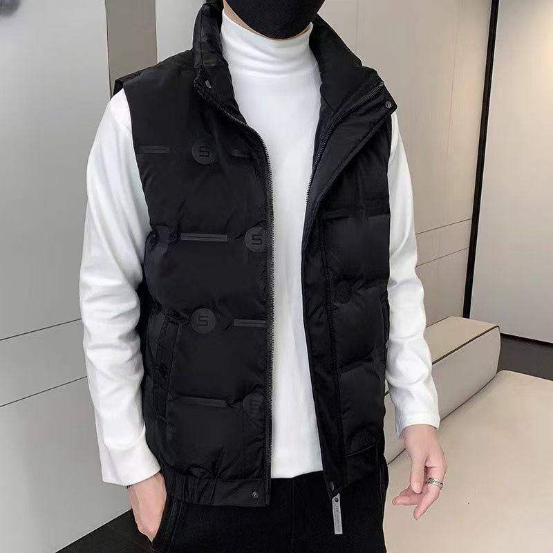 羽绒马甲男2026秋冬季新款休闲背心马夹无袖羽绒服保暖823P70，男装背心/马甲，星座1411A