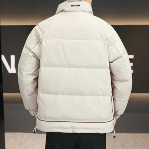 【50绒有报告】羽绒服男潮牌拼接加厚保暖面包服1008-1 P130图片