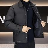 【新标50绒可】户外翻领羽绒服男1062-1P140，男装羽绒服，星座1411A