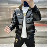 2024羽绒服男刺绣冬季新款韩版百搭青年情侣设计小众亮990p110，男装羽绒服，星座1411A