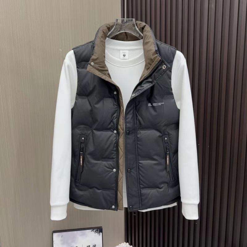 【50绒有报告】553秋冬新款时尚感免洗立领羽绒马甲853-1P90,女装马甲,星座1411A