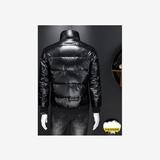 欧洲站冬季新款立领羽绒服男休闲时尚免洗轻薄白鸭绒保暖990P100，男装羽绒服，星座1411A