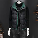 羽绒马甲男士2026年冬季新款加厚保暖坎肩马夹休闲背心外835P80，男装背心/马甲，星座1411A