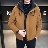 【新标50可】户外男士羽绒服冬季加厚2025新款潮1060P160，男装羽绒服，星座1411A