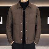 【新标50绒可】户外翻领羽绒服男1062-1P140，男装羽绒服，星座1411A