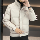 【50绒有报告】羽绒服男潮牌拼接加厚保暖面包服1008-1 P130,男装羽绒服,星座1411A,四季星座 【50绒有报告】羽绒服男潮牌拼接加厚保暖面包服1008-1 P130,男装羽绒服,星座1411A,四季星座