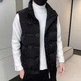 羽绒马甲男2025秋冬季新款休闲背心马夹无袖羽绒服保暖823P70，男装背心/马甲，星座1411A