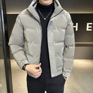 白鸭绒立领羽绒服保暖男2025年新款冬季男士外套3997 P100图片