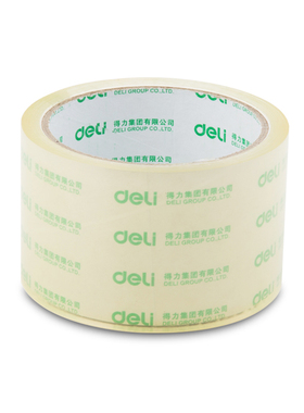 得力30367透明封箱胶带 得力胶带60mm*40Y 封箱带