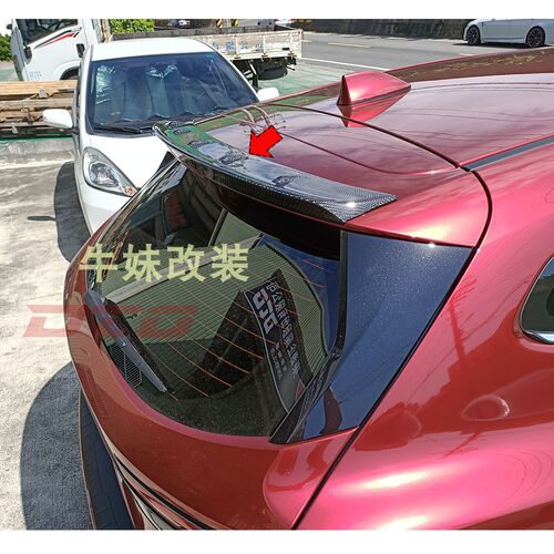 WRXWAGON改装STI款尾翼顶翼