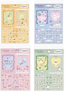 SL-32三丽鸥CUBIX库洛米帕恰狗拍立得小卡背景装饰咕卡贴纸