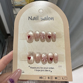 穿戴甲猫眼穿戴甲指甲贴片纯手工半手工美甲假指甲332