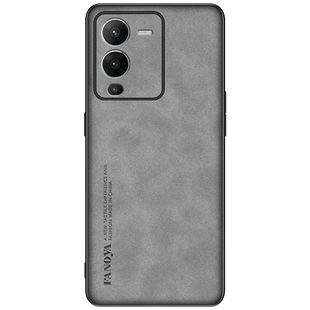 适用于vivos15手机壳vivos15pro保护套新款羊巴皮vivos15e全包防摔s15复古轻奢全包高级感商务小羊皮潮男士女