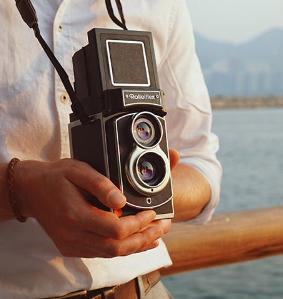 禄来拍立得相机Rolleiflex一次成像mini相纸彩色全新原