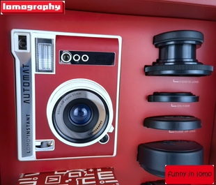 乐魔lomo Instant Automat多镜头套装拍立得相机一次成像mini相纸