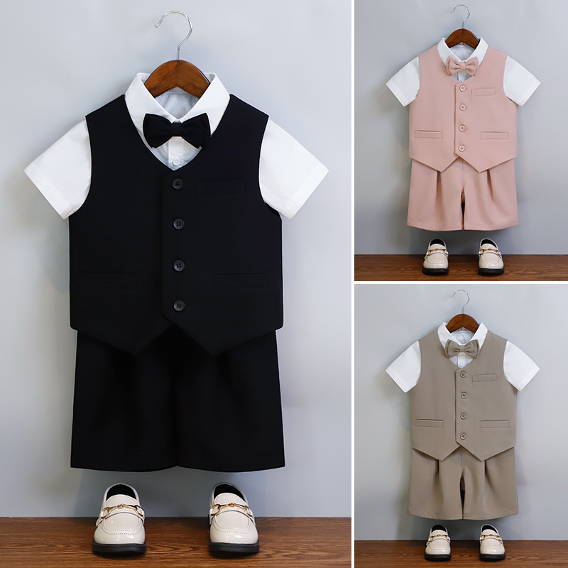 主持演出西装套装春男童礼服春夏