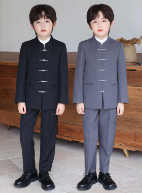 西装礼服汉服中国风中山装演出服
