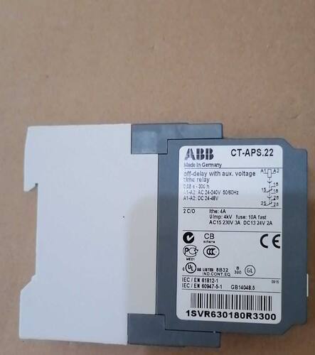 1SVR630180R3300全新ABB时间继电器 CT-APS.22