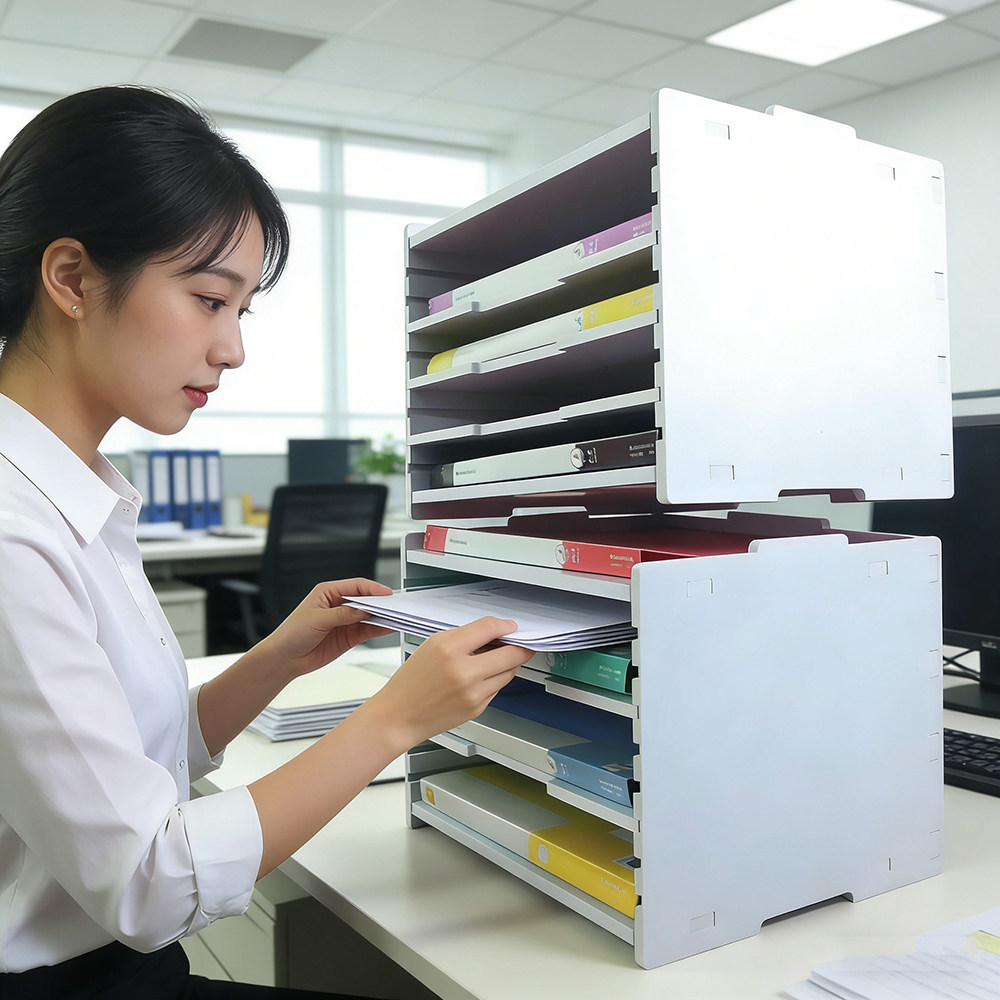 桌面文件柜信盘拼豆平替ins风办公a4抽屉式收纳盒多层储物架家用,收纳整理,书桌收纳置物架,淘宝优惠券,粉丝福利购,淘宝优惠卷