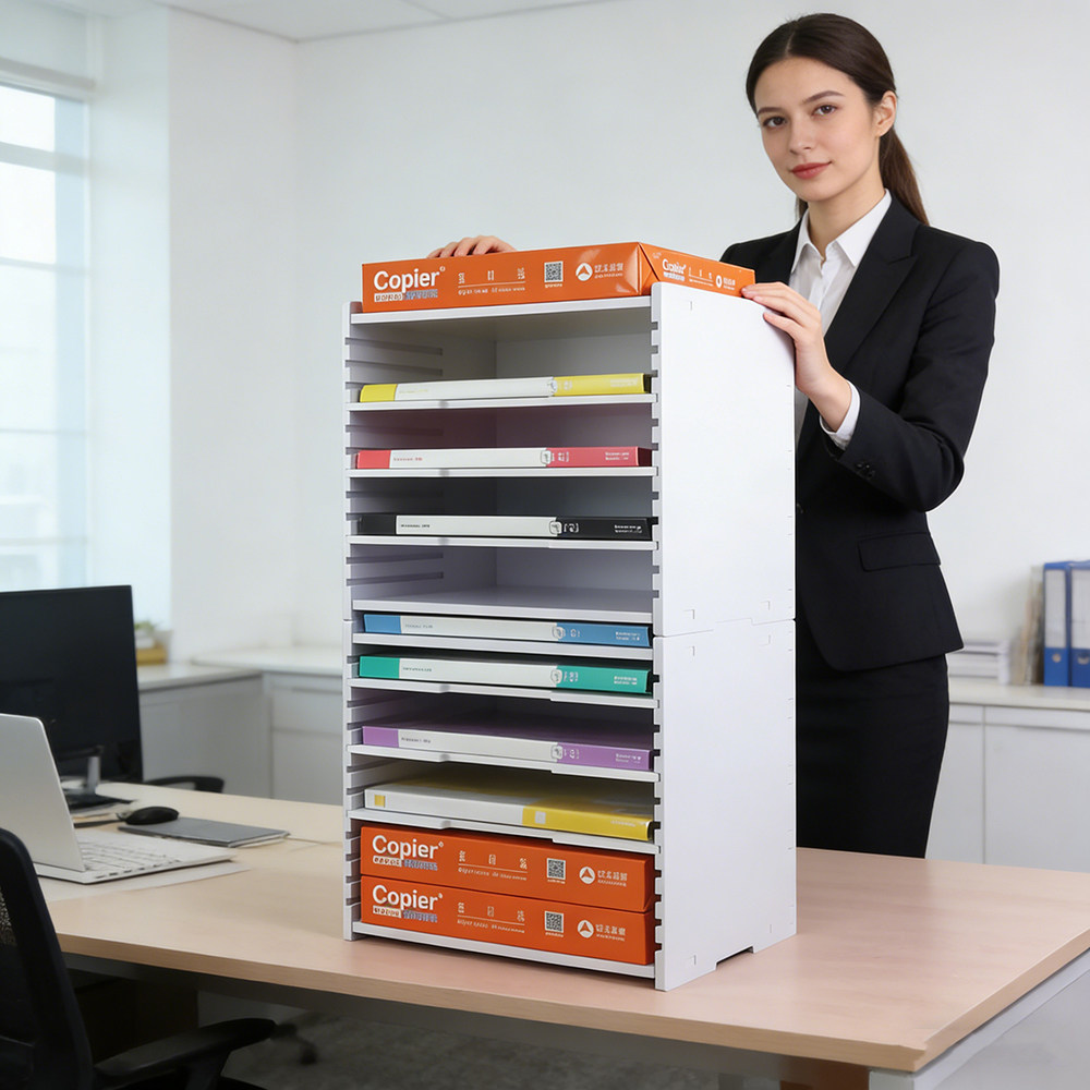 办公室文件架多功能资料收纳架A4多层文件收纳架框桌面文件置物架,文具电教/文化用品/商务用品,阅读架,淘宝优惠券,粉丝福利购,淘宝优惠卷