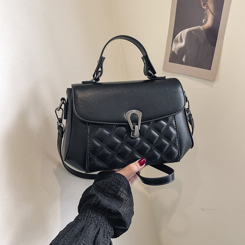 2025新款女士手提包高级感轻奢百搭妈妈包今年流行菱格单肩斜跨包,箱包皮具/热销女包/男包,小方包,淘宝优惠券,粉丝福利购,淘宝优惠卷