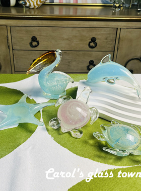 卡罗尔琉璃摆件可爱通用夜光