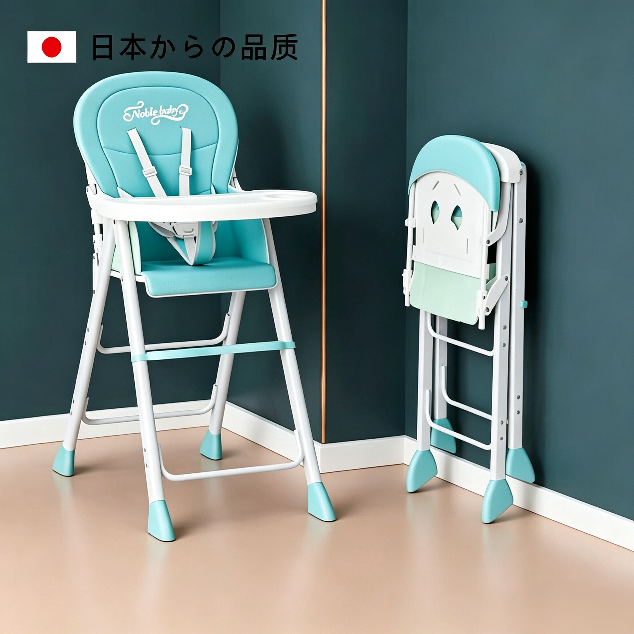 日本品质可折叠宝宝餐椅酒店多功能商用吃饭椅婴儿家用儿童餐桌椅