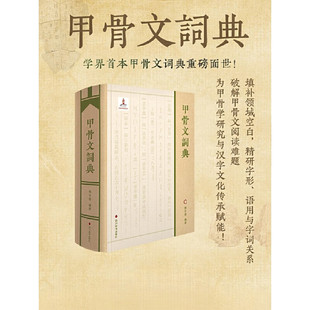 甲骨文词典 陈年福 著 收录殷墟甲骨文中的语词（含单音词多音词）短语及句式 以“字本位”原则编排 四川辞书出版社9787557917333
