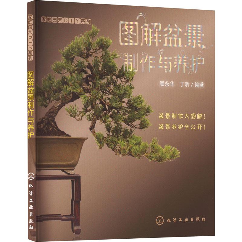 图解盆景制作与养护 生活类正版畅销图书籍生活休闲盆景爱好者化学工业出版社顾永华 丁昕编