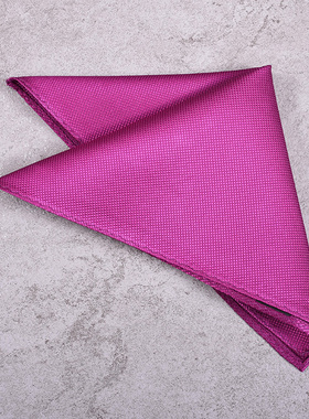 Pocket Square聚会方巾婚礼新郎结婚西装真丝口袋巾紫色外贸原单