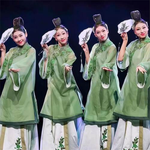 十三届桃李杯清风徐来舞蹈服中国风古典刺绣飘逸艺考练习表演服