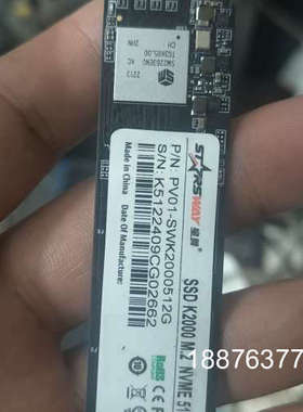 星舞+SSD+K2000+512G+M.2+固态硬盘+成色新议价