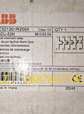 热过载继电器TA75DU-52M  工程剩余 全新正品议价