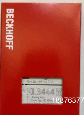 倍福模块 KL3444 原装正品 包装齐全 链接实物拍摄 现议价