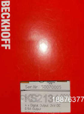 倍福模块 KS2134 原装正品 包装齐全 链接实物拍摄 现议价