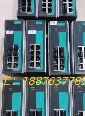 摩莎工业级网络交换机，型号EDS-G308，实物图拍摄，成色议价
