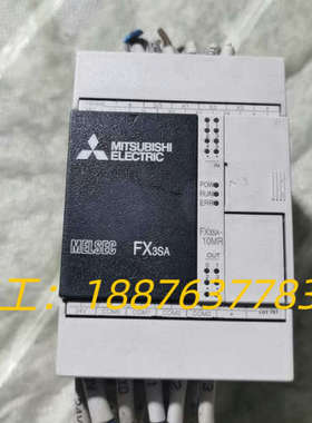 三菱PLC FX3SA-10MT-CM， 拆机的，成色漂亮，议价