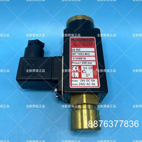 MacGREGOR  麦基嘉电磁阀 DS302 387 70议价