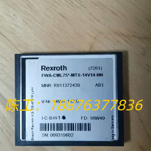 力士乐Rexroth CF卡，型号FWA-CML75*-MT议价
