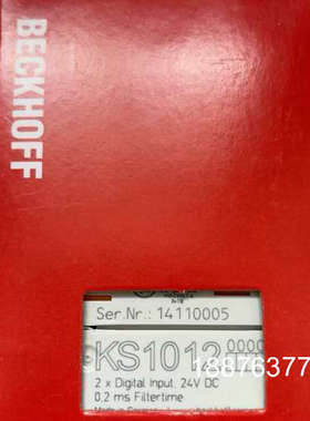 倍福模块 KS1012 原装正品 包装齐全 现货出售 链接实议价