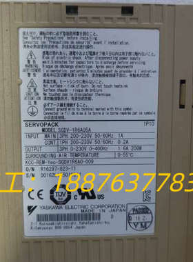 安川伺服驱动器SGDV-1R6A05A，日本原装进口！议价
