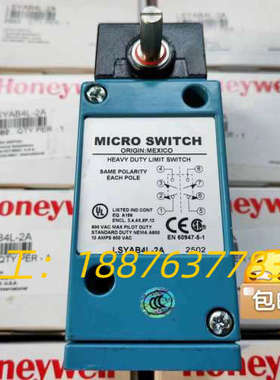 HONEYWELL霍尼韦尔关LSYAB4L-2A限位开全新原议价