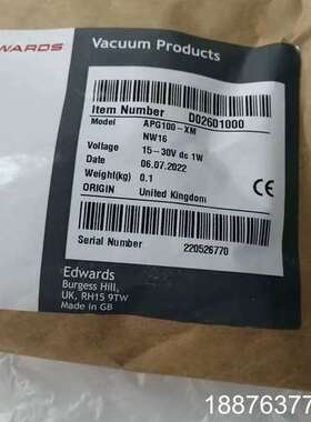 全新爱德华真空计APG100-XM出售，型号D0260100议价