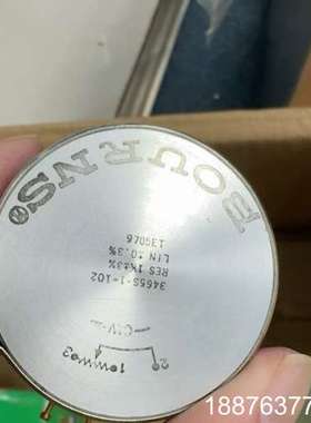BOURNS精密电位器，型号3465S-1-102，蓝色外壳议价