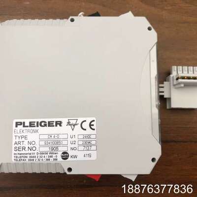 PLEIGER CM4-D 控制模块，9341100850，议价
