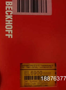 EL6900 德国BECHOFF倍福模块全新未使用。议价