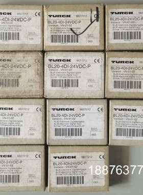 图尔克 BL20-4DI-24VDC-P 6827012 4