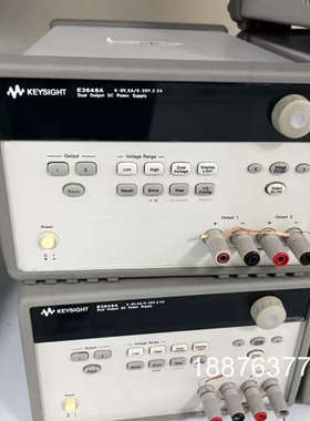 是德科技E3648A 100W 双路输出电源，双路 8V，5