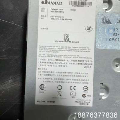思科Catalyst 2960交换机 WS-C2960X-4议价