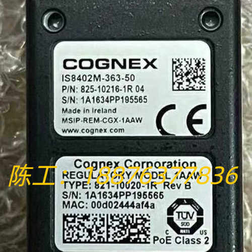 康耐视IS8402M-363-50智能相机；全新原包装 有需议价